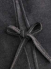 Denim Apron Soft - Unisex Bib Apron With Multifunctional Tool Pocket - Blue - View 4