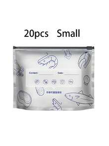 铝箔密封食品保鲜袋，适用于冰箱冷藏和冷冻，专用食品保鲜袋