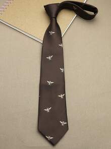 1 Stück unisex handgefertigte vintage Maillard-Farbkrawatte, geeignet für Lässig, Straße, Alltag, Party, Geschenk