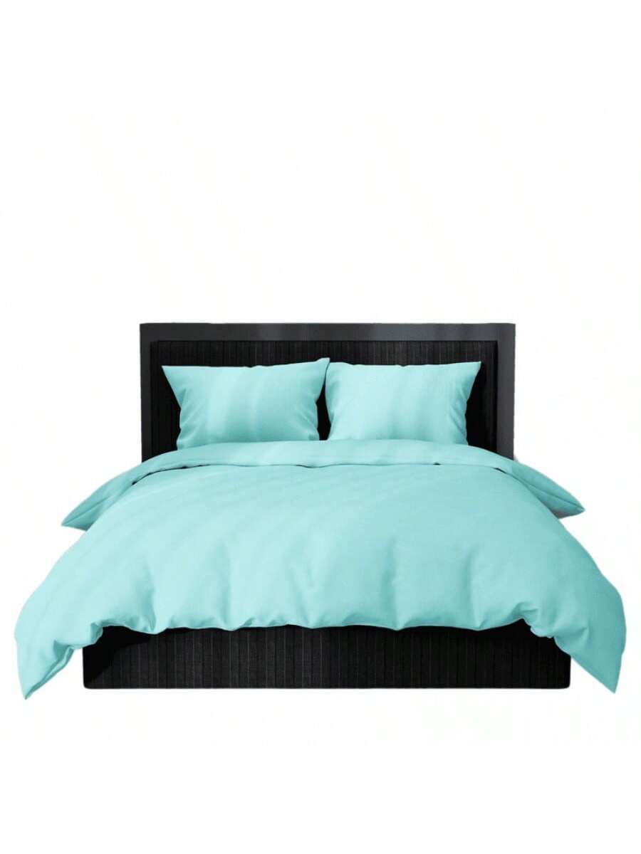 Kit de funda nórdica monocromática GB Color Azul Menta de alta durabilidad de 240cm*220cm