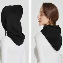 1pc.10pcs.Explosive Balaclava Hat, Autumn And Winter Knitted Hat For Men And WomenWool Cap Ear Protection Cap