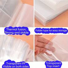 1pc 288-Pocket 3-Inch Mini Photo Album Photocard Binder Holder For Inst Ax Mini LiPlay EVO 7s 8 8+ 9 11 25 26 50s 70 90 Film, Snap SnapTouch PIC-300 Z2300 Mint Zip Instant Camera Printer - Photo Album - View 7