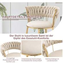 Dining Chairs - Ivory - View 2