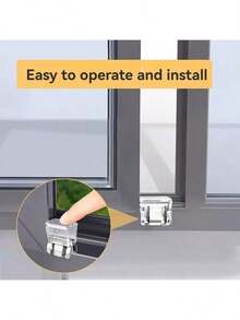 隐形裤腿缩短夹 - 无需缝纫，防滑隐藏式裤脚固定器，适用于牛仔裤、阔腿裤，适合日常通勤、运动、旅行 | 高品质服装配件 - 透明 - 查看 8