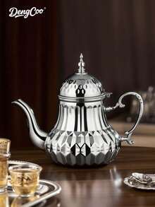 1pc Moroccan Teapot, Mint Teapot, Arabic Coffee Pot, Turkish Coffee Kettle - Pot - View 5