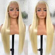 Uveous 30 Inch 13x4 613 Straight Wigs 613 Honey Blonde Lace Front Human Hair Wigs 200 Density 13x4 Brazilian Virgin Hair Preplucked With Baby Hair  13x6 613 Color Lace Frontal Wigs For Women - S613 - 查看 2