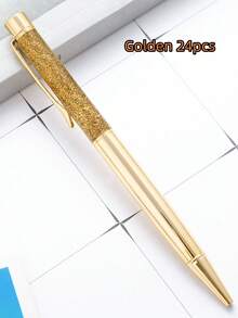 1/10/24/36支個性化刻字亮粉筆、客製化流沙圓珠筆，女性文具禮品，辦公配件，書寫工具，返校季，多功能，裝飾性，商務/工作/辦公，辦公用品 - 彩色 - 查看 34