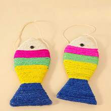 1pc Pet Toy, Suitable For Hanging On Walls Or Laying Flat On The Floor, Ideal For Small Apartments, It Is Wear-Resistant And Durable With A Long Service Life - Multicolor - View 5