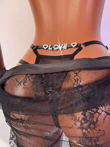 Quần lọt khe G-string tùy chỉnh với mặt dây chuyền vàng, có thể khắc tên. Quần lọt khe G-string cá nhân hóa với mặt dây chuyền, có thể khắc bất kỳ tên nào. Bikini lọt khe G-string tùy chỉnh, quà tặng cho cặp đôi. - màu đen - Xem 5
