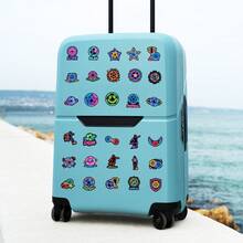56pcs/Set Neon Stickers, Neon Soccer Ball Pattern Sticker Pack For Laptop, Water Bottle, Notebook, Holiday Party Favors, Decor, Phone, Skateboard, Guitar, Vinyl Stickers For School Teachers, Students, Teens, Holiday Decorations, Graduation Decor, School Supplies, Back To School - Multicolor - View 9