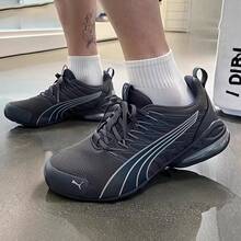 PUMA Voltaic Evo 男女通用舒适百搭休闲简约低帮跑鞋 - 灰色 - 查看 6