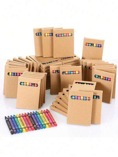 6-Color Bulk Pack Of Vibrant Colored Pencils - & Break-Resistant Crayons In Mini Gift Box, Perfect For Classroom Party Favors, Birthday Goodie Bags & Kids' Art Supplies,Bulk Classroom Supplies, Teacher Appreciation Gifts, Kids Party Favors Bulk,Student Reward Prizes, Art Crafts For Children, Coloring Pencils Set,Pre-Sharpened Colored Pencils, Vibrant Pigments, Smooth Coloring