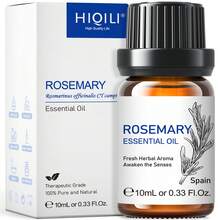 HIQILI 迷迭香精油，100毫升/30毫升/10毫升，100%纯植物精油，适用于头发和皮肤护理，可添加到洗发水中使头发柔软亮泽，也可用于沐浴露、DIY蜡烛和香水。 - Rosemary - 查看 8
