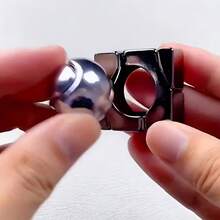 1pc Magic Four-Star Metal Puzzle - Intellectual Toy, Unique Interlocking Design, Standard Version, Trains Logical Thinking And Problem-Solving Skills, Suitable For Ages 14+ - Multicolor - View 3