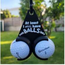 حامل كرة الغولف المضحك قطعة واحدة، اكسسوارات الغولف، حامل كرة الغولف مطبوع ثلاثي الأبعاد باللون الأسود، هدية رياضية للرجال والنساء