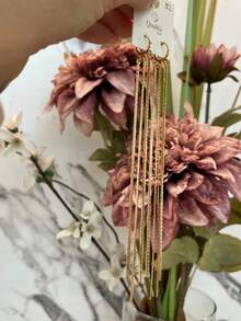 Gold Plated Earrings - Vàng - Xem 3
