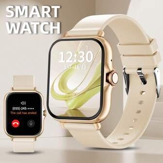 שעון חכם חדש 2025 לגברים ולנשים, מסך TFT ברזולוציה גבוהה, מצבי ספורט מרובים, מד צעדים, שיא ספורט, בקרת מוזיקה, בקרת תמונה, מראה מינימליסטי, רב שפות, מראה מינימליסטי