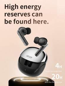 Auriculares inalámbricos Bluetooth Acer OHR546, diseño intrauricular TWS con estuche de carga, cancelación de ruido, efecto de sonido estéreo, baja latencia, ajuste cómodo para negocios, deportes, correr, fitness, compatible con teléfonos, tabletas, portátiles, excelente para regalos de Navidad y San Valentín