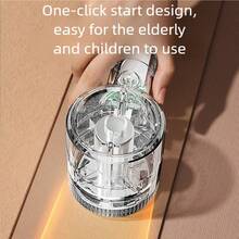 OBOVAY 1 Set Quitapelusas eléctrico - Removedor de pelusa USB recargable, diseño transparente, depilación fuerte, removedor de pelusas, recortador de bolitas, cepillo de pelusa portátil para ropa, ropa de cama, muebles, alfombras, sofás - Adecuado para el hogar y viajes - Regalo perfecto para amantes de la moda y propietarios de viviendas, 800mAh - Multicolor - Ver 9