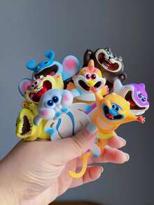 Marcador de página 3D (1 unidade) - Panda, Crocodilo, Tigre do Sul da China, Macaco-dourado-de-nariz-arrebitado, Panda-vermelho, Urso-pardo - Série Tesouros Nacionais da China - Multicolorido - Ver 5