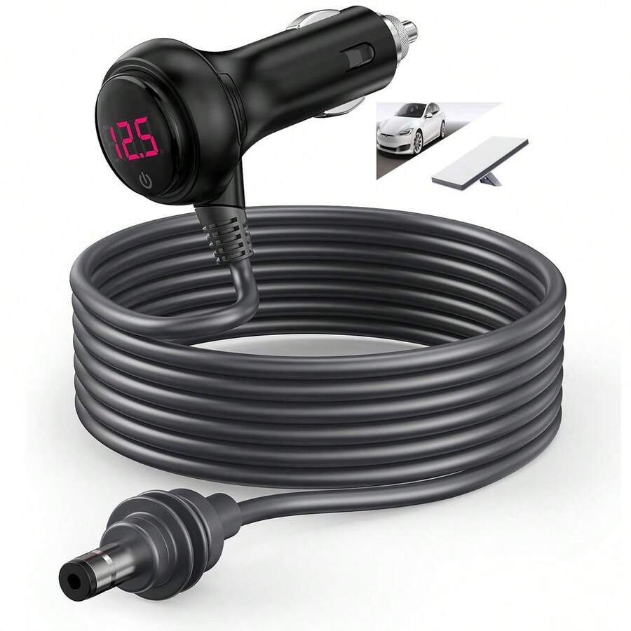 1pc Mini Car Charger Cigarette Lighter Adapter, Waterproof DC Power Cable For Car Charging Devices