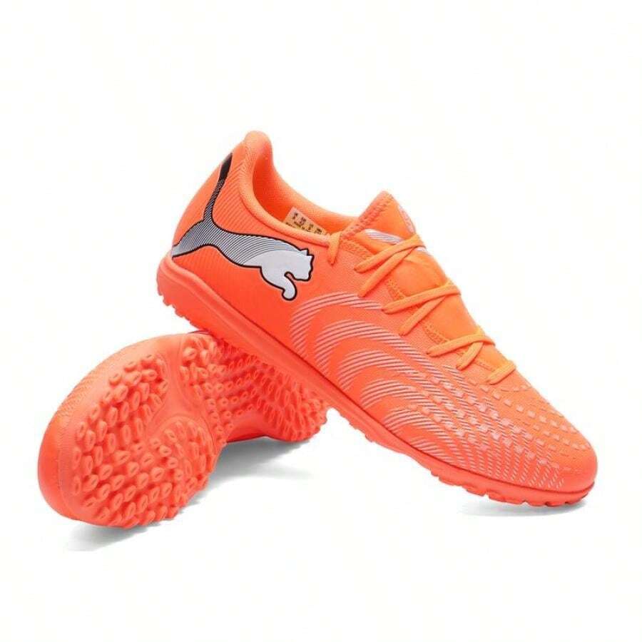 Puma FUTURE-9-PLAY-TT 足球鞋/运动训练鞋，带 TT 鞋钉，108918-01 - 亮紅色-彪馬白-黑色-銀色 - 查看 1