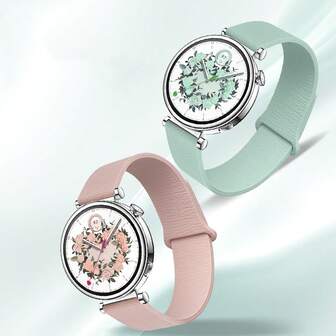 1PC 20mm Magnetic Breathable Sport Silicone Watch Strap Compatible With Huawei Watch GT6 42mm GT5 42mm GT3 42mm Compatible With Samsung Galaxy Watch 7 40mm Galaxy Watch 6 40mm Active 2 40mm