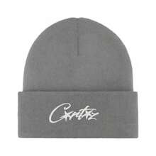 قبعة بيني محبوكة للشارع، قبعة رأس كاجوال هيب هوب، قبعة جمجمة ناعمة ودافئة للشتاء والخريف، قبعة بيني مطاطية وواسعة بطراز Y2K، أساسيات الملابس اليومية، قبعات ذات لون واحد بسيطة، إكسسوارات رأس قابلة للتنفس ومريحة للمظهر الحضري للرجال في الشتاء - قبعة محبوكة - مشاهدة 2