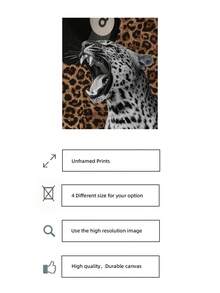 1pc Frameless Leopard Print 8-Ball Poster, Stylish Home Decoration, Cool Patterned Wall Art, Suitable For Living Room, Bedroom, Or Dorm, Poster, Personalized Poster, Room Decor, Wall Print - Multicolor - View 5