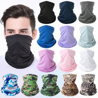 1pc Multifunctional Headband/Neck Gaiter, Unisex Cycling Bandana, Sun Protection, Suitable For Biking, Fishing, Hiking, Outdoor Activities