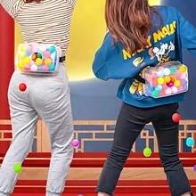 Nueva caja agitadora interactiva de pelotas de ping pong, accesorio divertido para eventos de empresa, escuela, actividades, juegos, adecuado para niños, niñas, familia, gran éxito de , excelente regalo para novio, novia, cumpleaños, San Valentín, Año Nuevo