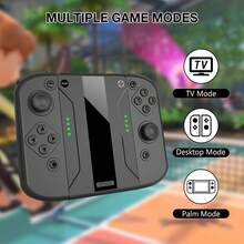 【兼容Switch】第三方Joy-Con手柄，带截图/Home键、双重震动、六轴陀螺仪、超长续航、多种游戏模式、黑白配色可选，附赠一个充电握把，方便充电和收纳，轻松解决电池问题 - 彩色 - 查看 7