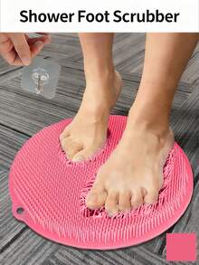 淋浴用足部磨砂垫 - 淋浴足部清洁器，去除老茧死皮，男女足部按摩垫，舒缓足部疼痛，防滑吸盘，足部护理工具，美甲工具，身体护理工具，淋浴足部和背部磨砂垫 - 彩色 - 查看 9
