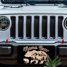 This License Plate Frame And Decoration Were Made Together By Mom And The Little Bear. This Aluminum Cover Plate Is Suitable For Everyone And Measures 12inch X 6inch Inches. It Is A Unique Gift And A Great Choice For Room Decoration.   CP - A - View 5