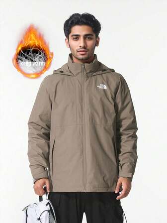 The North Face Chaqueta Triclimate de plumón para hombre - AP, M, CHAQUETA TRICLIMATE DE PLUMÓN ALITIER, Parte superior deportiva diaria, Cortavientos casual para exteriores (75% plumón, 25% pluma)