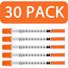 U-100 1ml  With Needle, 30G "13mm 1cc , Disposable Individual Package, Pack Of 30 - 13mm 30pcs - 查看 3