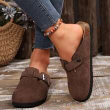 Shoes For Women Stylish And Versatile Slippers Flats Shoes For Outdoor Comfort And Elegance Summer Slides Clogs - Cà phê nâu - Xem 7