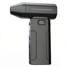 便携式高速涡轮喷气风扇，手持迷你个人降温风扇，10万转/分无刷电机空气除尘器，超强劲电动吹风机，6档风速调节，可充电电池，无线喷气式吹风机，适用于清洁汽车座椅/除冰、电脑机箱/键盘、电子产品、家用沙发/窗缝，是户外露营/居家/车载使用的理想之选。 - 彩色 - 查看 15