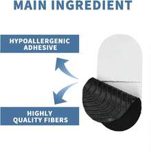 Black Breathable Tape (30pcs - 6 Months Supply), Elegantly Packaged. Comfortable And Easy To Tear, Lightweight And Breathable, Suitable For Outdoor Sports, Bandages, And Fashion Accessories. Unisex. - 黑色 - 查看 3