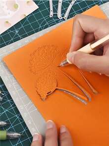 3件套多色可伸缩工艺切割刀 | 一键式刀片伸缩 | 耐用ABS塑料 | 适用于纸张切割、卡片制作和开箱 | 时尚小巧的创意切割刀（颜色和款式随机） - 彩色 - 查看 3