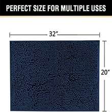 H.VERSAILTEX - Alfombrillas de baño de color azul marino para baño, tapete de baño de 20 x 32 pulgadas, tapete de baño de gran tamaño, tapete de ducha de textura suave, lavable a máquina, con - como en la foto - Ver 3