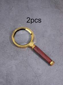 Kính lúp, bộ 2 chiếc, kính lúp cầm tay 10X dùng cho các sở thích, đọc sách, làm việc, xem tiền xu, người cao tuổi, hàn, khám phá, kiểm tra, thủ công, trang sức, mang theo khi đi du lịch - món quà tốt nhất. - Nhiều màu - Xem 9