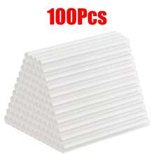 100支迷你超透明热熔胶棒，透明热熔胶，顺滑清澈，无异味，粘性强，兼容大多数热熔胶枪，适用于DIY、艺术、工艺、密封、木工、塑料、织物、陶瓷等。产品操作时间可能存在5%的误差。 - 彩色 - 查看 1