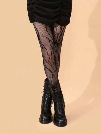 Women's Fashionable Mesh Pantyhose, Suitable For Pairing With Skirts