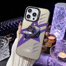Funda de Teléfono de Carreras Deportivas Lewis Hamilton para iPhone 16 15 14 13 12 11 Pro Max X XR XS Max 8 4 3 6 Plus Cubierta Trasera Mate Antigolpes - Mezcla de colores - Ver 1