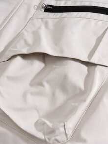 （早春/夏季新品）新款女士户外撞色拼接旅行运动连帽拉链外套 - 杏色 - 查看 4