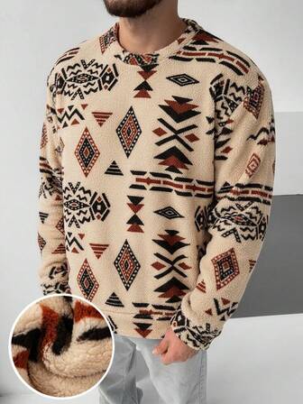 新款复古抓绒保暖男士连帽卫衣，时尚百搭的街头风连帽衫