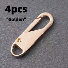 4pcs Alloy Zipper Repair Accessories - Quick Repair Of Damaged Zippers On Suitcases, Bags, Pouches, Clothes And Other Items, With Easy-To-Install Zipper Clasps - Multicolor - View 9