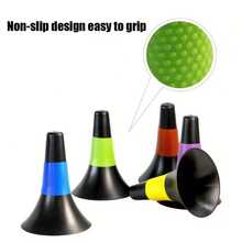 5pcs Multi-Color Cone Markers, Versatile Sports Training Cones - PE Material, For Soccer, Basketball, Indoor/Outdoor Agility Training, Obstacle Markers, Speed & Agility Training
