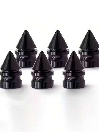 2/4 piezas Juego de tapas de válvula de metal resistente - Rojo - Compatible con automóviles, motocicletas, bicicletas - Construcción de metal durable, protección contra suciedad y polvo